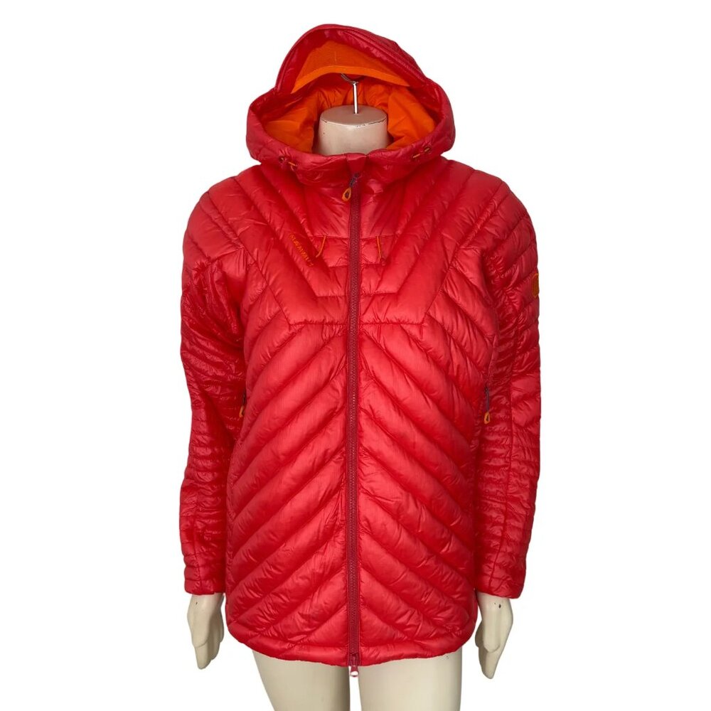 MAMMUT Eigerjoch Advanced IN Hooded WMS Ski Touring Jacket in Pink Sunset SZ XL